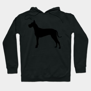 Great Dane Harlequin Great Danes Black and Fawn Great Danes Pattern in Brown Hoodie